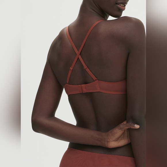 Simone Pérèle Paris - Singuliere Full Coverage Plunge Bra - Sienna - 34C - Picture 4 of 6